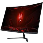 Монитор 31.5" ACER ED320QUS3bmiipx Black (VA, 2560x1440, 1ms, 250cd, 180Hz, 2xHDMI(2.0), DP(1.4), Speakers 2Wx2, FreeSync, HDR 10, Vesa:100x100) — изображение 3