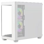 Корпус для ПК Case Ocypus Gamma C52 WH ARGB mATX / win / white / 3 ARGB fans / no PSU / Tempered Glass — изображение 3
