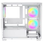 Корпус для ПК Case Ocypus Gamma C52 WH ARGB mATX / win / white / 3 ARGB fans / no PSU / Tempered Glass — изображение 4