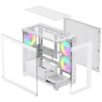 Корпус для ПК Case Ocypus Gamma C52 WH ARGB mATX / win / white / 3 ARGB fans / no PSU / Tempered Glass — изображение 8