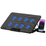 RAPOO Подставка с воздушным охлаждением для ноутбука 17" CF300-BL, цвет: черный (13358)