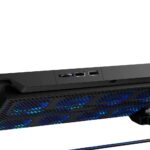RAPOO Подставка с воздушным охлаждением для ноутбука 17" CF300-BL, цвет: черный (13358) — изображение 5