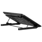 RAPOO Подставка с воздушным охлаждением для ноутбука 17" CF300-BL, цвет: черный (13358) — изображение 3