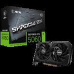 Видеокарта MSI RTX5060 SHADOW 2X OC MAX 8GB GDDR7 128bit 3xDP HDMI 2FAN RTL Bad Pack