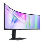 Монитор 49" SAMSUNG S49C950UAI ViewFinity S9 S95UC DQHD Curved VA, 5120x1440, 120Hz, 5ms, 350сd/m, 3000:1, HDR10 | 2xHDMI(2.0), DP(1.4), Type-C(PD-90W), 3xUSB3.0, RJ45 | HAS, Swivel, InPSU, Speakers, Vesa 100, Black — изображение 6
