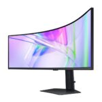 Монитор 49" SAMSUNG S49C950UAI ViewFinity S9 S95UC DQHD Curved VA, 5120x1440, 120Hz, 5ms, 350сd/m, 3000:1, HDR10 | 2xHDMI(2.0), DP(1.4), Type-C(PD-90W), 3xUSB3.0, RJ45 | HAS, Swivel, InPSU, Speakers, Vesa 100, Black — изображение 7
