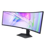 Монитор 49" SAMSUNG S49C950UAI ViewFinity S9 S95UC DQHD Curved VA, 5120x1440, 120Hz, 5ms, 350сd/m, 3000:1, HDR10 | 2xHDMI(2.0), DP(1.4), Type-C(PD-90W), 3xUSB3.0, RJ45 | HAS, Swivel, InPSU, Speakers, Vesa 100, Black — изображение 8