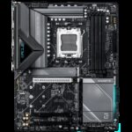 Материнская плата Gigabyte X870E EAGLE X3D WIFI7 X870E, AM5, 4*DDR5, 3*PCIEx16, 4xM.2, 2*TypeC, 4*USB3.2Gen2, 8*USB3.2Gen1, 4*USB2.0, 4xSATA3.0, 5G, 2*Type-C(DP), HDMI, ATX, RTL — изображение 2