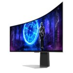 Монитор 49" SAMSUNG S49DG952SI Odyssey OLED G9 G95SD Smart Curved OLED, 5120x1440, 240Hz, 0,03ms, 250сd/m, 1000000:1, HDR10 | HDMI(2.1), DP(1.4) | HAS, ExPSU, Speakers, Vesa 100, Silver/Black — изображение 6