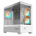 Корпус для ПК Gigabyte C201 Panoramic Ice, MidTower, mATX