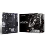Материнская плата BIOSTAR A520MHP 2.0 A520, AM4, 2*DDR4, 1*PCIEx16, 2*PCIEx1, 1*M.2, 1*USB3.2Gen1, 2*USB2.0, 4*SATA3.0, 1G, VGA, HDMI, M-ATX, RTL