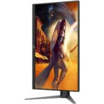 Монитор 27" AOC 27G4HA IPS, 1920x1080, 200Hz, 1ms, 300сd/m, 1000:1, HDR10 | 2xHDMI(2.0), DP(1.4) | HAS, Pivot, Swivel, InPSU, Speakers, Vesa 100, Black/Red — изображение 9