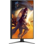 Монитор 27" AOC 27G4HA IPS, 1920x1080, 200Hz, 1ms, 300сd/m, 1000:1, HDR10 | 2xHDMI(2.0), DP(1.4) | HAS, Pivot, Swivel, InPSU, Speakers, Vesa 100, Black/Red — изображение 11