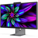 Монитор 27" PHILIPS 27E3U7903 IPS, 5120x2880, 70Hz, 4ms, 500сd/m, 2000:1, HDR10 | HDMI(2.1), DP Out, Type-C, 2xThunderbolt 4 (96W), 4xUSB 3.2, RJ45 | HAS, InPSU, Speakers, Cam, Vesa 100, Black/Grey — изображение 2