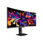 Монитор 34" MSI MPG 341CQR QD-OLED X36 QD-OLED, 3440x1440, 360Hz, 0,03ms, 300сd/m, 1500000:1, HDR10 | 2xHDMI(2.1), DP(2.1a), Type-C(PD-98W), 2xUSB2.0 | HAS, Swivel, InPSU, Vesa 100, Black — изображение 2