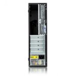 Корпус для ПК FoxLine FL-1001-TFX300S-U32C mATX case, black w/PSU TFX 300W, w/2xUSB2.0+2xUSB3.0+1xType-C (USB2.0),w/1xcombo audio, w/pwr cord, w/ 8cm FAN — изображение 5