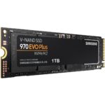 Твердотельный накопитель SSD Samsung 970 EVO Plus M.2 2280 1TB Client PCIe Gen3x4 with NVMe, 3500/3300, IOPS 600/550K, MTBF 1.5M, 3D NAND TLC, 1024MB, 600TBW, NVMe 1.3, RTL — изображение 2