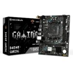 Материнская плата Maxsun MS-B450M GAMING WIFI B450, AM4, 2*DDR4, 1*PCIEx16, 1*PCIEx1, 1*M.2, 6*USB3.2 Gen1, 4*USB2.0, 2*SATA3.0, 1G, DP, HDMI, M-ATX, RTL
