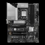 Материнская плата MSI PRO Z890-S WIFI6E Z890, LGA1851, 4*DDR5, 4*PCIEx16, 3*M.2, 2*TypeC, 8*USB3.2 Gen1, 4*USB2.0, 4*SATA3, 2.5G, DP, HDMI, ATX, RTL — изображение 2