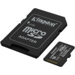 Карта памяти Kingston microSDXC 256GB Kingston Canvas Select Plus Memory Card SDCS3/256GB UHS-I U3 Class 10/V10/A1, Adapter, 150Mb/s, RTL — изображение 3