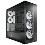 Корпус для ПК Arctic Cooling ARCTIC Xtender Black/Clear Glass ACPCC00023A — изображение 2