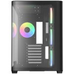 Корпус для ПК Ocypus Iota-C70-BKD400CD-GL Case Iota C70 BK Curve ARGB Digital ATX / win / black / — изображение 2