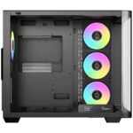 Корпус для ПК Ocypus Iota-C70-BKD400CD-GL Case Iota C70 BK Curve ARGB Digital ATX / win / black / — изображение 4