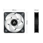 Вентилятор Arctic Cooling ARCTIC P14 PWM PST A-RGB 0dB (Black) - retail (ACFAN00239A) — изображение 3