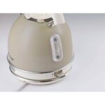 Чайник электрический ретро Ariete 00C286905AR0 Vintage, 1,7л, бежевый — изображение 4