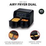 Аэрогриль Ariete 00C462300AR0 8л, 2 чаши, черный — изображение 2