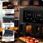 Аэрогриль Ariete 00C463100AR0 9л, 2 чаши, черный — изображение 5