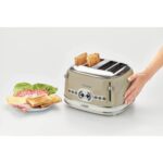 Тостер на 4 слайса Ariete 00C015603AR0 156 Vintage, бежевый — изображение 3