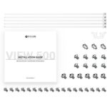 Корпус Case ID-Cooling VIEW 500 White mATX/win TG/ no fan/ Gen2 Type C/ CPU 162mm/ GPU 407mm/ no PSU — изображение 8