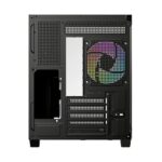Корпус Case ID-Cooling VIEW 500 ARGB Black mATX/win TG/3 fans/Gen2 Type C/CPU 162mm/GPU 407mm/no PSU — изображение 7