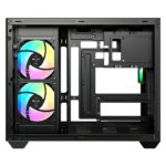 Корпус Case ID-Cooling VIEW 500 ARGB Black mATX/win TG/3 fans/Gen2 Type C/CPU 162mm/GPU 407mm/no PSU — изображение 5