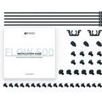 Корпус Case ID-Cooling FLOW 500 Black mATX/ win TG/no fan/ Gen2 Type C/ CPU180mm/ GPU 403mm/ no PSU — изображение 8