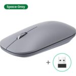 Беспроводная компьютерная мышь UGREEN MU001 (90373) Portable Wireless Mouse. Цвет: светло-серый — изображение 2