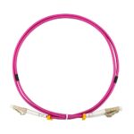 Кабель оптический REXANT 50-2611-15 Патч-корд волоконно-оптический (шнур) MM 50/125 (OM4), LC/UPC–LC/UPC, duplex, 3mm, LSZH, 15м, REXANT