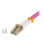 Кабель оптический REXANT 50-2611-25 Патч-корд волоконно-оптический (шнур) MM 50/125 (OM4), LC/UPC–LC/UPC, duplex, 3mm, LSZH, 25м, REXANT — изображение 2